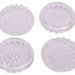 ProSource FE-50810-PS Furniture Glide, Plastic, Clear, Clear, 2-1/4 x 2-1/4 x 5/8 in Dimensions