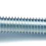 Reliable CBZ38112L Carriage Bolt, 3/8-16 Thread, Coarse, Full Thread, 1-1/2 in OAL, Steel, Zinc, A Grade