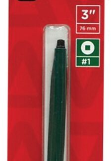 TASK T67711 Screwdriver Bit, #1 Drive, 3 in L, Steel