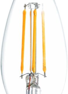 BULB LED B10/C CLEAR SFTWHT 5W