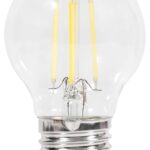 BULB LED G16.5 CLEAR SFTWHT 4W