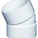 IPEX 040963 Pipe Elbow, 3 in, Hub, 22.5 deg Angle, PVC