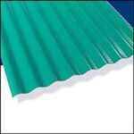 Palruf 101480 Corrugated Roofing Panel, 12 ft L, 26 in W, 0.063 in Thick Material, PVC, Green Sells in Quantity of 10