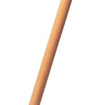 Rubbermaid FG636400LAC Broom Handle, 1-5/16 in Dia, 60 in L, Threaded, Wood, Brown