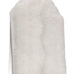 Climaloc COLORmaxx Series PILEPAD Corner Seal, 1 in W, 2-3/16 in L, Polypropylene, White, Self-Adhesive Mounting