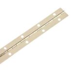 Onward 8933BBC Piano Hinge, 36 in H Frame Leaf, 0.03 in Thick Frame Leaf, Steel, Brass, Fixed Pin, Screw Mounting Sells in Quantity of 5