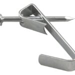 Onward 4502R Picture Hanger, 10 lb, Metal, Zinc