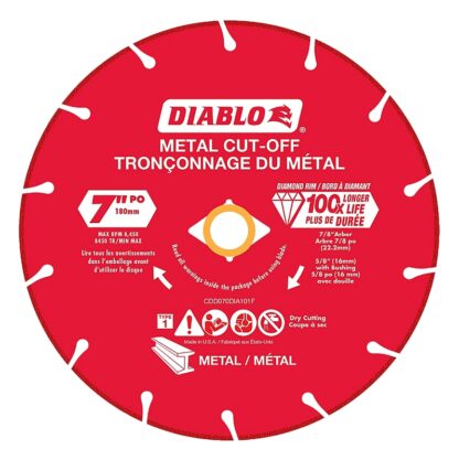 DISC CUT-OFF METAL DIAMOND 7IN