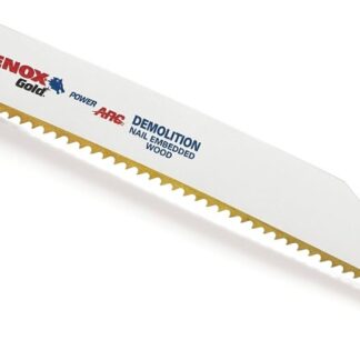 Lenox Gold 21090966GR Reciprocating Saw Blade, 7/8 in W, 9 in L, 6 TPI, HSS Cutting Edge