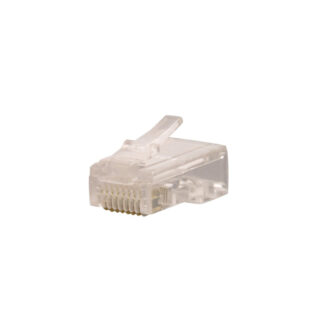 Gardner Bender GMC-88M5 TelCom RJ-45 Cat 5 8-Position 8-Contact Rounded Cable Solid Wire Modular Plugs, 8 Pack