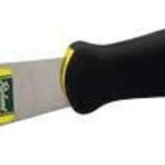Richard RUB-2F Flexible Putty Knife, 2 in W Blade, HCS Blade, Santoprene Handle, Ergonomic Handle
