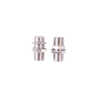Gardner Bender GDC-FAM Female Adapter F-Series Coax Connector, 2 Pack - Silver