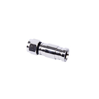 Gardner Bender GDC-6C Compression F-Series Coax Connector, 50 Pack - Silver