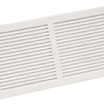 Imperial RG0385 Sidewall Grille, 13-1/4 in L, 7-1/4 in W, Steel, White