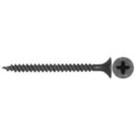 Reliable RzR Series DS7212C1 Screw, 2-1/2 in L, Fine, Full Thread, Flat Head, Phillips Drive, Type S Point, Steel, 100/BX