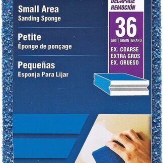 NORTON ProSand 82070 Sanding Sponge, 4-1/2 in L, 2-11/16 in W, 36 Grit, Extra Coarse, Aluminum Oxide Abrasive