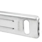 Master Lock 704D Hasp, 4-1/2 in L, 1-3/4 in W, Steel, Zinc, 1/2 in Dia Shackle