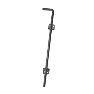 Nuvo Iron CBW 18" Galvanized Steel Cane Bolt - Black