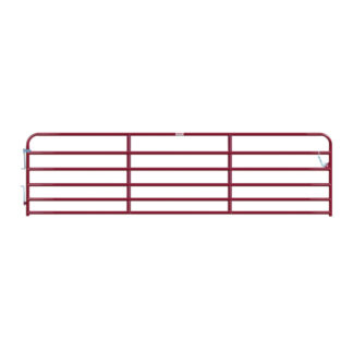 Behlen Country 40120161 16ft x 50" 16-Gauge AgStar Heavy-Duty Steel Gate - Red