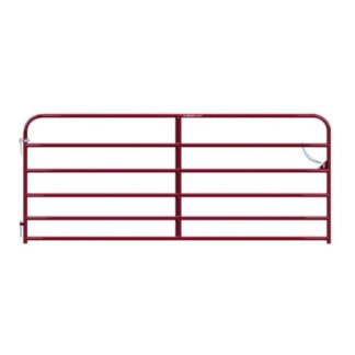 Behlen Country 40130101 10ft x 50" 20-Gauge 'The Heritage' Rounded Corner Utility Gate - Red