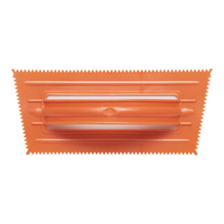 Marshalltown 6262 3/16" x 5/32" V Notch 9-1/2" x 4-1/4" Comfort-Grip Trowel