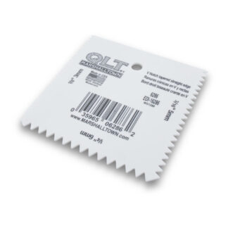 Marshalltown 6286 1/8" x 3/16" x 1/4" Notch 4" Plastic Spreader