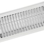 Imperial RG0223 Floor Register, 4-1/4 in L, 11-1/4 in W, Steel, White