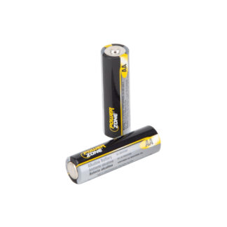 PowerZone LR6-16P Battery, 1.5 V Battery, AA Battery, Zinc, Manganese Dioxide, and Potassium Hydroxide