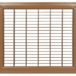 Imperial RG1199 Air Grille, 8 in L, 14 in W, Steel, Brown