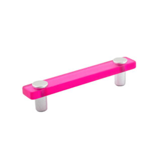Richelieu BP1225076411 4-31/32" 1225 Eclectic Plastic Pull - Fuchsia