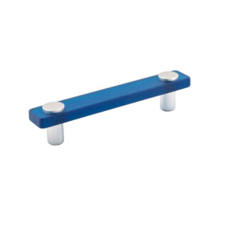 Richelieu BP122507678 4-31/32" 1225 Eclectic Plastic Pull - Frosted Blue