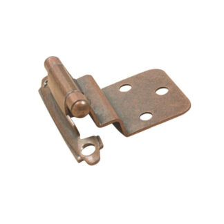 Richelieu BP138M41 2-3/4" 138 Traditional Semi-Concealed Self-Closing Cabinet Hinge, 2 Pack - Antique Copper