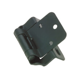 Richelieu BP13990 1-17/64" Traditional Self-Closing Hinge, 2 Pack - Black