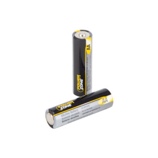 PowerZone LR6-4P-DB Battery, 1.5 V Battery, AA Battery, Zinc, Manganese Dioxide, and Potassium Hydroxide