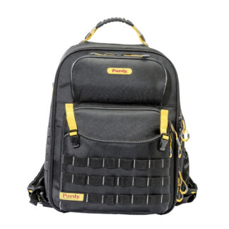 Purdy 3042561 Painters Backpack - Black & Yellow