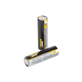PowerZone LR6-8P-DB Battery, 1.5 V Battery, AA Battery, Zinc, Manganese Dioxide, and Potassium Hydroxide