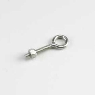 Onward 2114SSBC Eye Bolt with Nut, 5 in OAL, 5/16 in Dia Eye, 90 lb Working Load, Stainless Steel