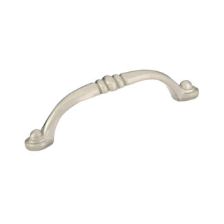 Richelieu BP2373896195 4-9/32" 2373 Traditional Country Style Metal Pull - Brushed Nickel