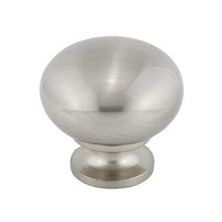 Richelieu BP3295195 32mm 3295 Modern Metal Knob - Brushed Nickel