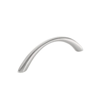 Richelieu BP3511195 96mm 3511 Modern Urban Arched Metal Pull - Brushed Nickel