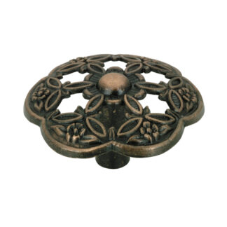 Richelieu BP37500190 42mm 3750 Traditional Village Metal Knob - Old Copper