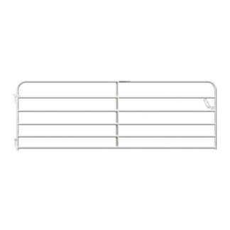 Behlen Country 40113108 10ft x 50" 20-Gauge 'The Heritage' Rounded Corner Steel Gate - Galvanized
