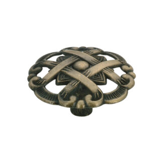 Richelieu BP37700AE 37mm 3770 Traditional Village Metal Knob - Antique English