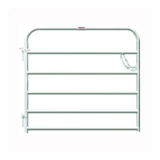 Behlen Country 40113048 4ft x 50" 20-Gauge 'The Heritage' Rounded Corner Steel Gate - Galvanized