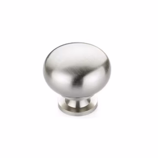 Richelieu BP4923175 32mm 4923 Traditional Classic Brass Knob - Brushed Nickel