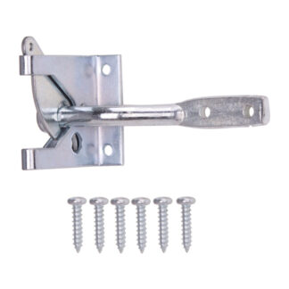 ProSource 33140ZCB-PS 3-15/16" x 3/8" Steel Gate Latch - Zinc