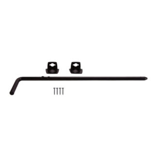 ProSource 33182PKS-PS 18" x 1/2" Steel Cane Bolt - Black