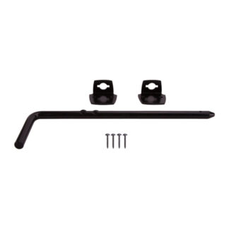 ProSource 33181PKS-PS 12" x 1/2" Steel Cane Bolt - Black