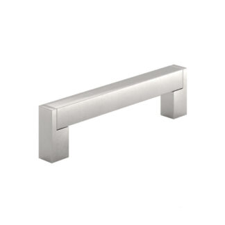 Richelieu BP520128195 128mm 520 Modern Steel Pull - Brushed Nickel