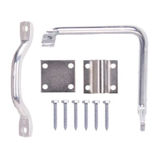 ProSource LR-184-PS 5" x 7/16" Steel Gate Latch Bar - Zinc